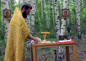 Служба в березовой роще